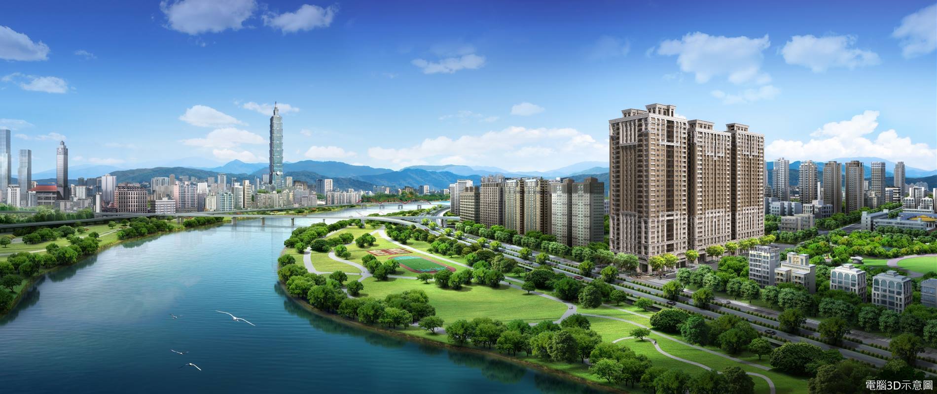 勝開大地(盛開大地)、新北市、永和區、建案